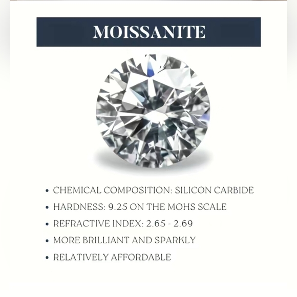 GENUINE Moissanite Wedding Band, Wedding Rings 0.35ct D Color VVS1 - Picture 10 of 14